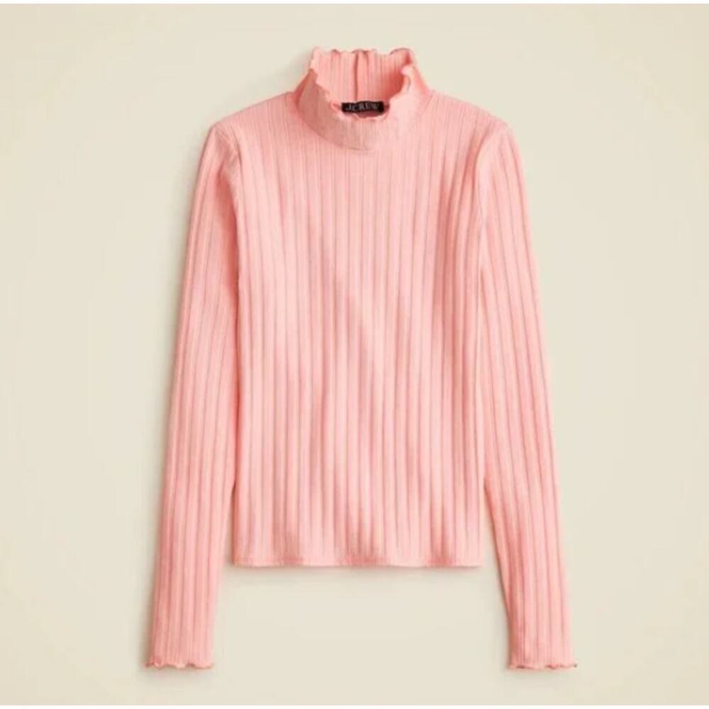 J. Crew Pointelle Knit Turtleneck Size Large